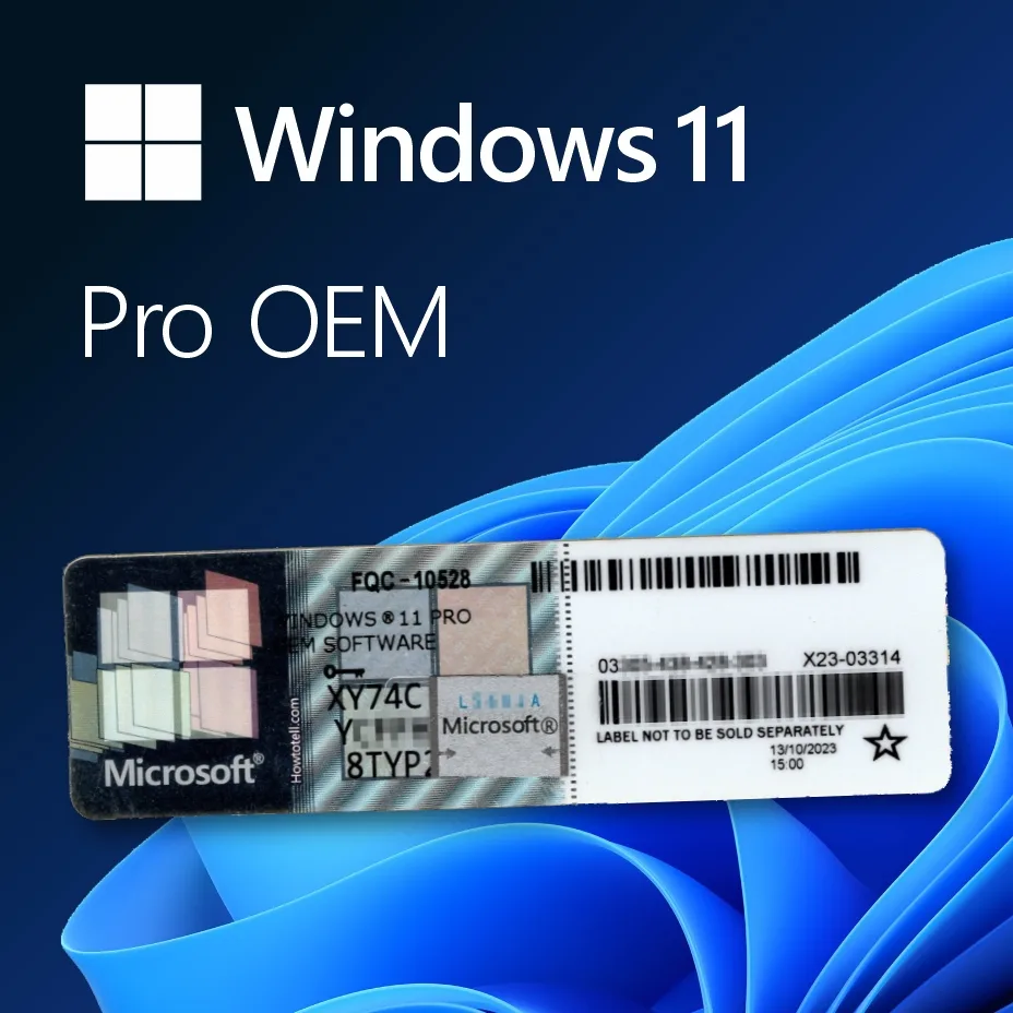Windows 11 Pro COA matrica ajándék USB telepítővel
